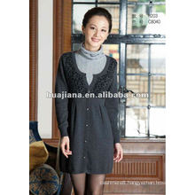 stylish women winter cashmere dress